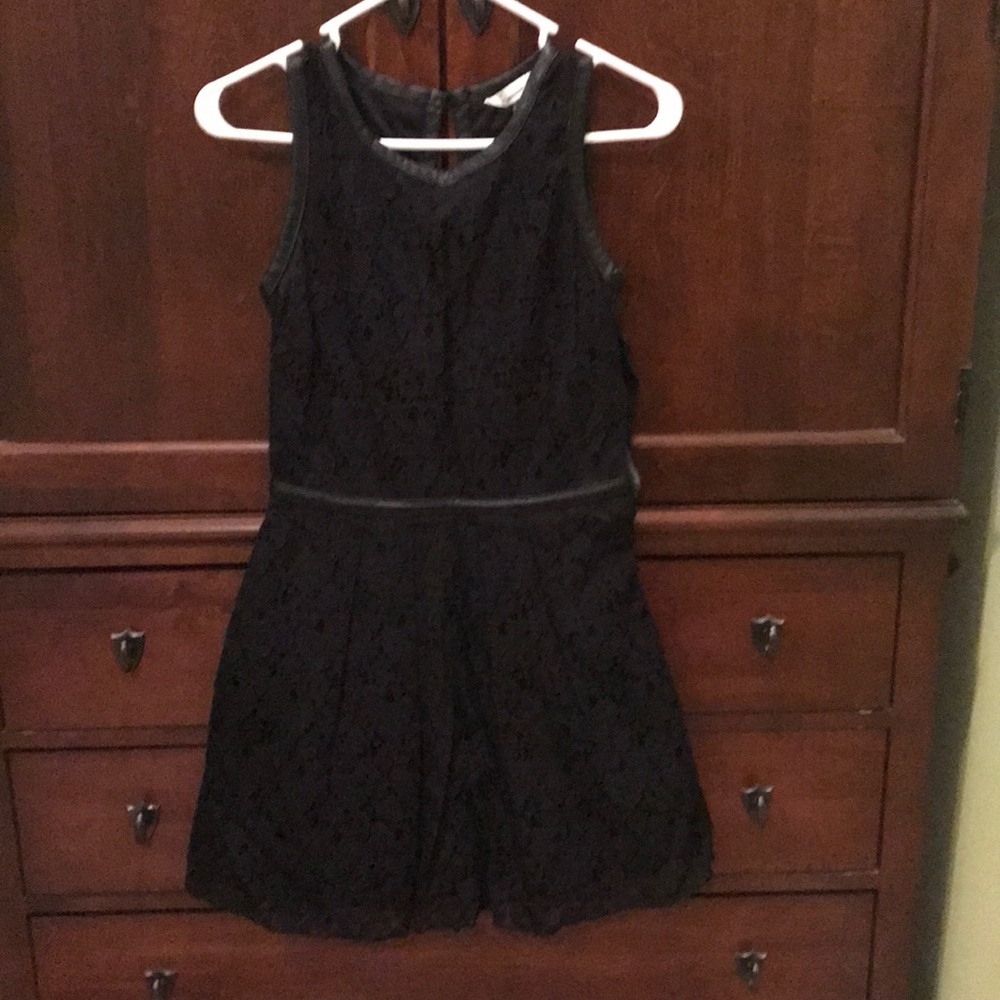 Black lace dress